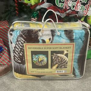 Reversible Super Soft Blanket with Animal Design